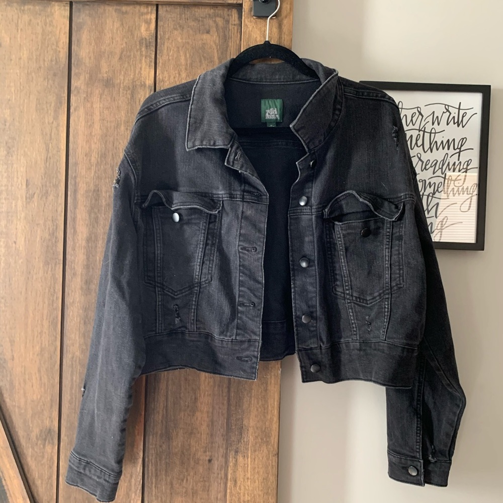 XL Black Denim Jacket
